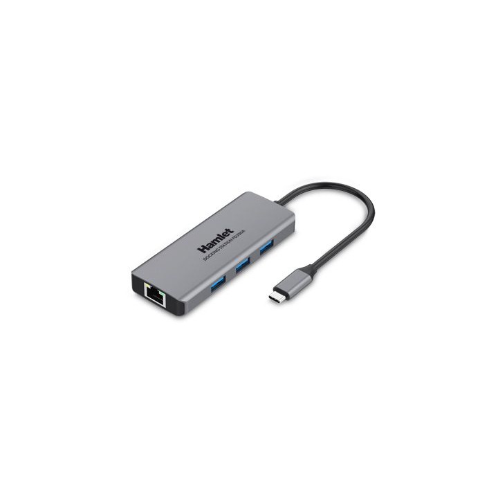 HAMLET DOCKING USB-C POWER DELIVERY 85W - 3X USB 3.0